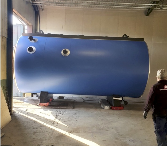 ångpanna biogas